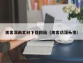 孟津黑客漫画素材下载网站（黑客动漫头像）